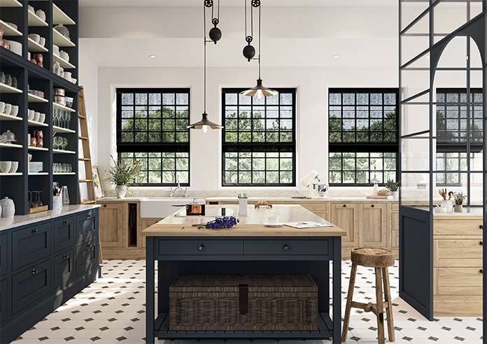 Brescia Voile, Raven Black - Twist&Fit Roman Blind - Image 8